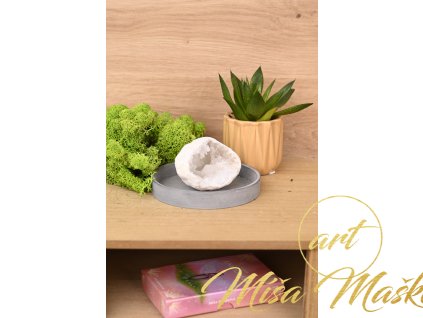 Křišťálová geodka z Maroka (síla, ochrana, meditace, univerzálnost) č.1