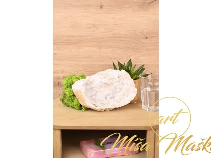Křišťálová geodka z Maroka (síla, ochrana, meditace, univerzálnost) č.21