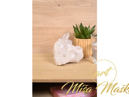 Křišťálová drúza AAA kvalita Brazílie (síla, ochrana, meditace, univerzálnost) č.64