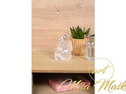 Křišťálový leštěný plamen Madgaskar (síla, ochrana, meditace, univerzálnost) č.2