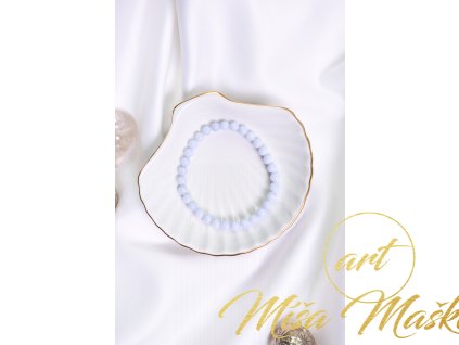 Pravý chalcedon 6mm (odhání deprese, strachy, komunikace se zvířaty) velikost