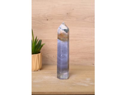 Vybroušená špice oceánový jaspis (fantazie, něha, klid, příroda) č.12