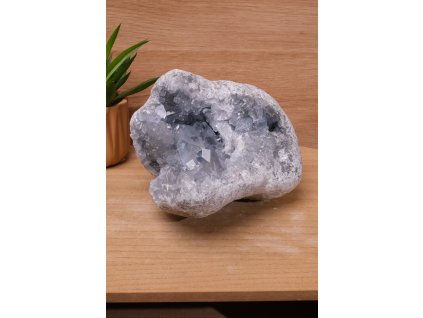 Vzácný andělský celestýn "kámen nebes" drúza (spojení s andělským světem) č.2