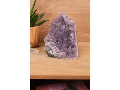 Dekorační drúza ametystu - AA kvalita (ochrana, čištění, duchovno) č.24