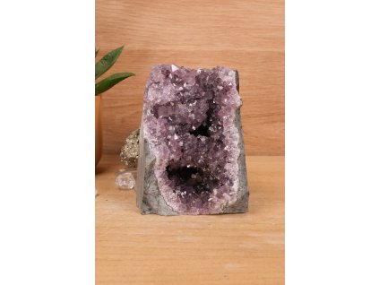 Dekorační drúza ametystu - AA kvalita (ochrana, čištění, duchovno) č.34