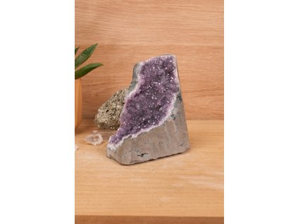 Dekorační drúza ametystu - AA kvalita (ochrana, čištění, duchovno) č.36