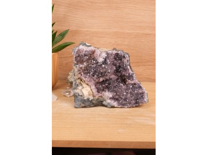 Dekorační drúza ametystu - AA kvalita (ochrana, čištění, duchovno) č.56