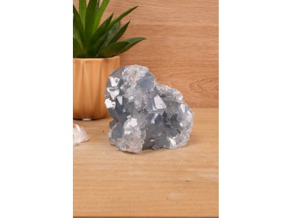 Vzácný andělský celestýn "kámen nebes" drúza (spojení s andělským světem) č.5