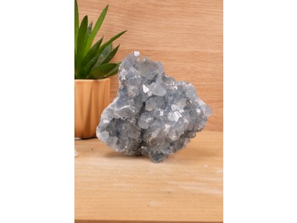 Vzácný andělský celestýn "kámen nebes" drúza (spojení s andělským světem) č.7