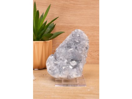 Vzácný andělský celestýn "kámen nebes" drúza (spojení s andělským světem) č.14