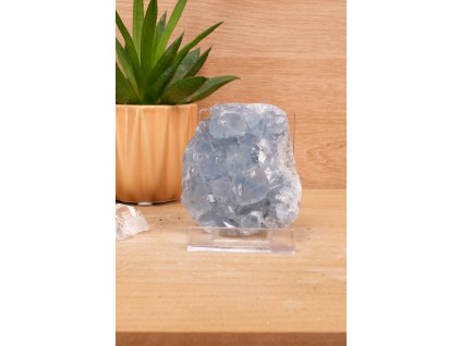 Vzácný andělský celestýn "kámen nebes" drúza (spojení s andělským světem) č.15