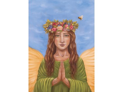 Andělský obraz Vesna - autorský tisk A4