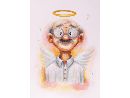 Dědeček - autorský tisk A4