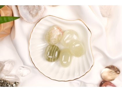 Zelený aragonit L (čištění neg. zón, ochrana, uzemnění)