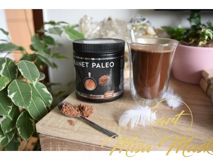 Planet Paleo Cacao Magic kolagenová horká čokoláda (kvalita pokožky, nehtů, vlasů) RANNÍ RITUÁL