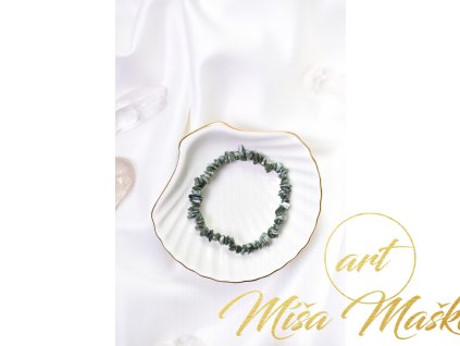Serafinit sekaný náramek (spojení s anděly a archanděly, ochrana při meditaci, hlas srdce) AAA extra kvalita