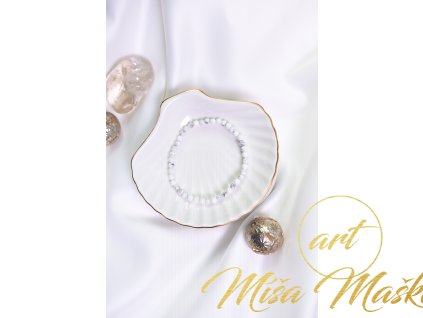 Magnezit 4mm (klid, meditace, harmonie, pokora, zuby)