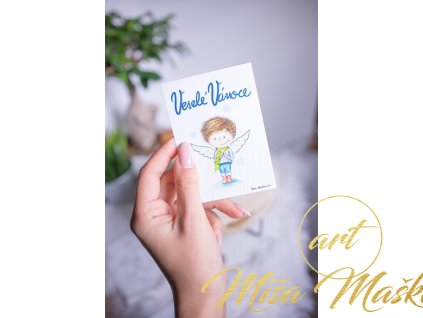 Mini vánoční přáníčko: Veselé Vánoce A7