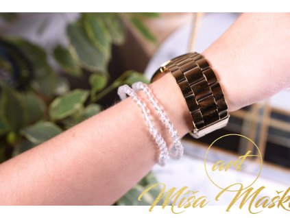Křišťál AA kvalita (třpytivý, jemný, elegantní) 4mm (síla, ochrana, meditace, čistota)