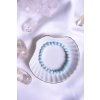 Larimar náramek 7 mm AA nejvyšší kvalita (duchovno, Atlantida, kámen delfínů, svět andělů) AA extra kvalita