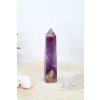 Fluorit obelisk XXL (jedinečný, vybroušený AA kvalita) (duchovno, paměť, ochrana) č.39