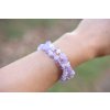 Ametyst levandulový náramek (klid, uvolnění a napojení nahoru)