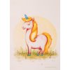 Koník jednorožec - autorský tisk A4