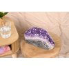 Ametystová leštěná dekorační drúza AA kvalita (ochrana, čištění, duchovno) č.48