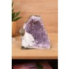 Dekorační drúza ametystu s kalcitem - AA kvaita (ochrana, čištění, duchovno) č.25