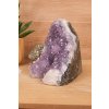 Dekorační drúza ametystu s kalcitem - AA kvaita (ochrana, čištění, duchovno) č.26