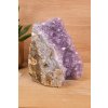 Dekorační drúza ametystu s chalcedonem - AA kvaita (ochrana, čištění, duchovno) č.29