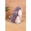 Dekorační drúza ametystu s kalcitem - AA kvaita (ochrana, čištění, duchovno) č.46