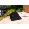 Šungit pyramida  - leštěná šungitová pyramida 4.5 x 4.5 cm