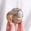 Ručně broušené srdíčko septárie (kalcit, aragonit, chalcedon) č.3