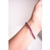 Ametyst náramek 4mm AA kvalita (ochrana, intuice, duchovno, čištění)
