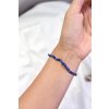 Lapis lazuli vybroušený náramek 4mm (duchovno, ochrana, kámen mudrců)