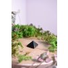 Šungit pyramida  - leštěná šungitová pyramida 2.5 x 2.5 cm