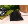 Šungit pyramida  - leštěná šungitová pyramida 6 x 6 cm