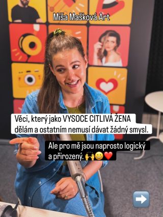 Pošli to svojí vysoce citlivý osůbce. 🫡❤️ PS: A jen připomínám, že ani u mě není všechno jen vysoká citlivost. Prolíná se...