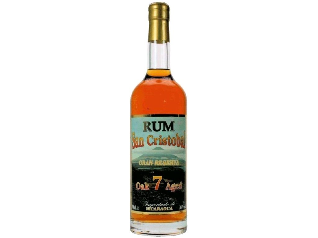 San Cristobal Gran Reserva je rum z Nicaraguy je rum destilovaný v roce 1994 a dále zrající po dobu nejméně 7 let v sudech po Bourbonu a má příjemnou suchou sladkost. Stejně jako rumy Zapatera je produkován v destilerii "Compania Licorera de Nikaragui." Díky tomu, že je lahvován při 38% alkoholu a vzhledem k jeho krásné, jemné a delikátní chuti ho vyhledávají začátečníci a milovníci jemných rumů. Jeho téměř krémová konzistence rozmazlí vaše chuťové pohárky.  Barva: zlatá Vůně: sladké tóny karamelu, vanilky a kakaa Chuť: karamel, vanilka, náznak lékořice a tabáku