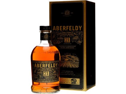 Zručnost dvou stejně smýšlejících mistrů řemesla: sladovníka a vinaře vedla k vytvoření limitované edice Aberfeldy 21 Year Old Argentinian Malbec Cask. První partnerství svého druhu pro Aberfeldy, tato krásná whisky je dokončena v sudech od červeného vína Malbec od váženého argentinského vinařství Finca Ambrosia.  Vůně tohoto jemného, ​​ale komplexního sudového závěru Finca Ambrosia se otevírá zajímavými tóny sladké, opečené cereálie, bylinné šalvěje a náznaky rozmarýnu. Vyvíjející se se zralými jahodami, pokapané horským medem a jemně doostřené tóny černého rybízu. Rozplývající se s květinovými tóny růže a fialky a na pozadí nádechem skořice. Ovoce, které se usadí na patře, zpívá a raduje se, uklidňuje do krémové vanilky a nekonečně hladkého závěru.