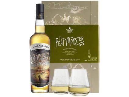 Compass Box Peat Monster se sklem