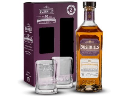 Bushmills 10y Vino Dulce Reserve se sklem