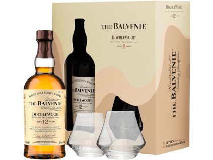 Balvenie 12y Double Cask se sklem