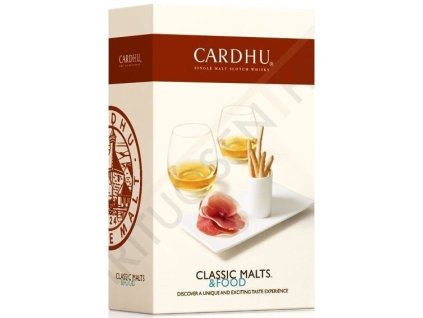 Cardhu 18y Malt & Food se sklem