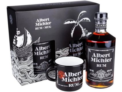 Albert Michler Jamaican dark s plecháčkem  40%0.7l DIOS ANGELS SHARE