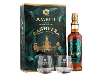 20812 amrut bagheera sherry cask set 2 sklenicky 46 0 70l