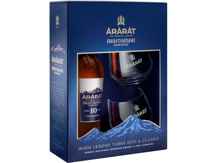 Ararat Akhtamar 10y. +2 skleničky 40% 0.7l