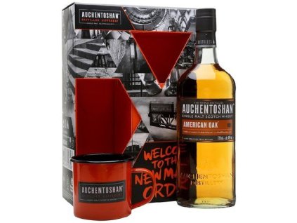 Auchentoshan American Oak + hrnek  40%0.7l