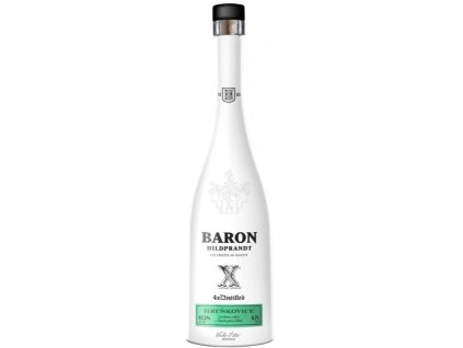 Baron Hildprandt X 4x destilovaná Hruškovice 42.5%0.7l Dios